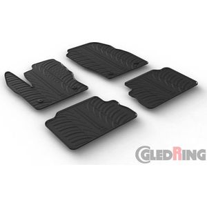 Gledring Rubbermatten passend voor Ford Kuga 2016- (T profiel 4-delig + montageclips)