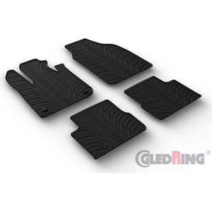 Gledring - GL 0583 - Rubbermatten - Voor Fiat 500e 2020- - 4-Delig