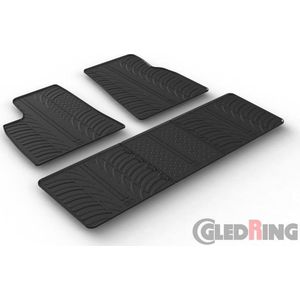 Gledring - Rubbermatten - Tesla Model S 2012-2016 - T profiel - 5-delig
