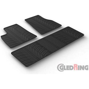 Gledring - Rubbermatten - Tesla Model S 2016- - T profiel - 5-delig