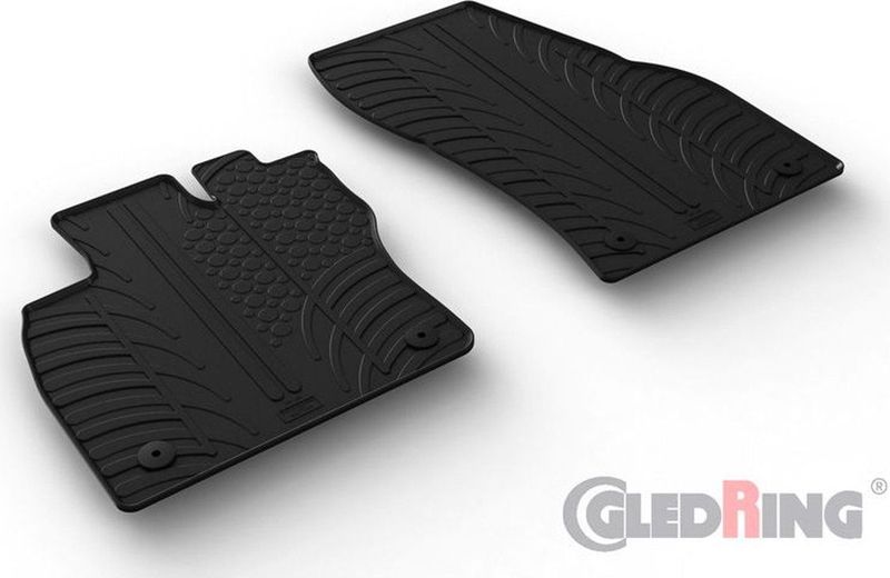 Gledring - GL 0658 - Rubbermatten - Voor Volkswagen Caddy V Box - Set van 2