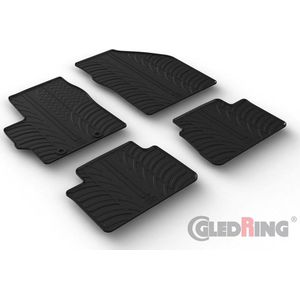 Gledring - GL 0698 - Rubbermatten - Voor Toyota Yaris (P21) - Set van 4 stuks