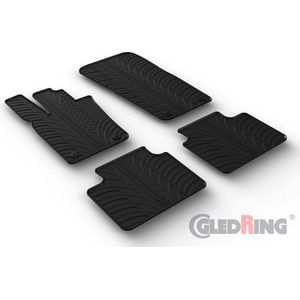 Rubbermatten Passend Voor Porsche Panamera Gts (971) Liftback 2016- (4-Delig) Porsche Gledring Gl 0820