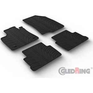 Rubbermatten Passend Voor Dacia Jogger 2022- (T-Design 4-Delig + Montageclips) Dacia Gledring Gl 0843