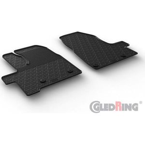 Gledring - Rubbermatten - Ford Tourneo Custom/Passenger 2018- - G profiel 2-delig - Met Montageclips