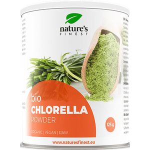 Nature's Finest Chlorellapoeder Bio 125g - 100% Biologisch - Rijk aan chlorofyl en ijzer - Ondersteunt natuurlijke detox, immuunsysteem, energie en vitaliteit - Vegan superfood zonder toevoegingen