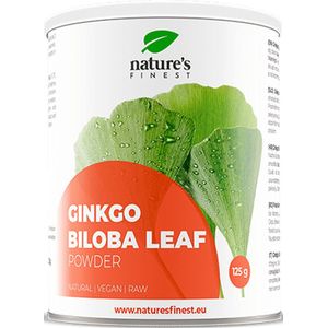 Nature's Finest Ginkgo Biloba poeder - Een superfood voor effectiever leren - Verbetert de cognitieve functie, Behoudt het geheugen, Verbetert de bloedtoevoer naar de hersenen, Helpt schade aan, bloedvaten te voorkomen