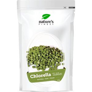 Nature's Finest Chlorella tabletten - Voor natuurlijke detox van het lichaam - Ondersteunt immuunsysteem - Rijk aan chlorofyl en ijzer - 100% biologisch en vegan