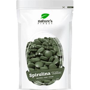 Nature's Finest Spirulina Tabletten 250mg - 100% Biologisch - Rijk aan Eiwitten, IJzer en Vezels - Ondersteunt Vitaliteit, Vermindert Vermoeidheid, Helpt bij Gewichtsbeheersing - Vegan