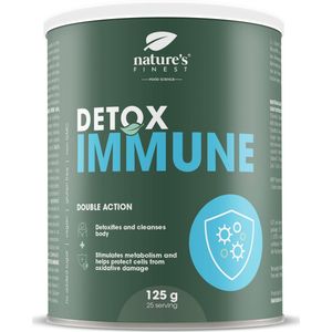 Nature's Finest Detox Immune - Detox kuur - Lichaam reinigen - Immuunsysteem versterken - Gewichtsverlies - Lever detox - Spijsvertering ondersteunen - Ontgifting lichaam - Vitamine C en Zink