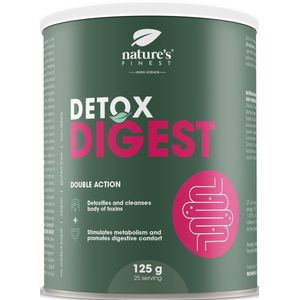 Nature's Finest Detox Digest | 2-in-1 ontgiftingsformule die de spijsvertering helpt verbeteren en het lichaam reinigt