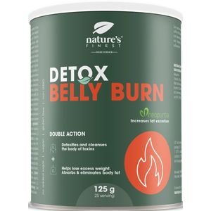 Nature's Finest Detox Belly Burn | 2-in-1 afslankende detox formule die hardnekkig buikvet helpt elimineren