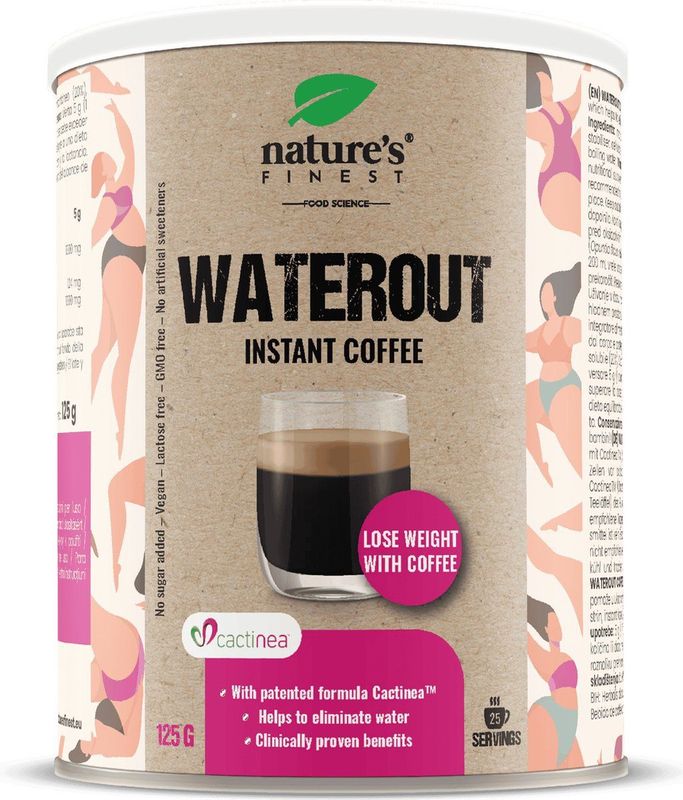Nature's Finest - Waterout Coffee - Waterafdrijvend - Natuurlijke Detoxkuur - Cactinea Koffie