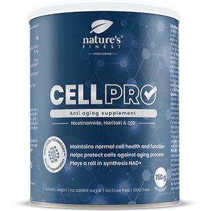 Nature's Finest Cell PRO - anti-aging ondersteuning - verhoogt NAD+ synthese - beschermt cellen tegen veroudering - ondersteunt gezonde DNA replicatie - versterkt immuunsysteem - natuurlijk supplement