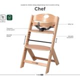Kinderstoel FreeOn Chef - Houten Meegroeikinderstoel - eetstoel voor kinderen