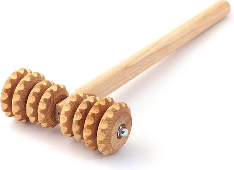 Tuuli - Massage-Apparaat - Hout - T-Vorm - 37 x 13 cm