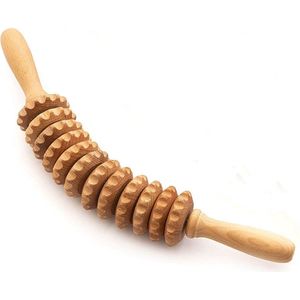 Tuuli Gebogen houten massageroller Cellulitis
