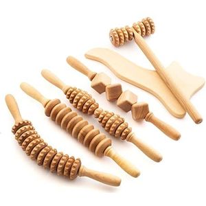 tuuli Accessories Maderotherapie hout massageapparaat roller cellulitis lymfedrainage apparaat