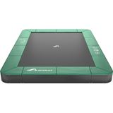 Akrobat Orbit Flat to the ground Trampoline 380x250 Groen, zonder veiligheidsnet