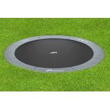 Trampoline AKROBAT ORBIT FLAT 244 (8ft) Anthracite exclusief veiligheidsnet