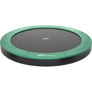 Akrobat Orbit Flat To The Ground Trampoline - 365 cm - Groen