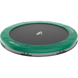 Akrobat Orbit Inground Trampoline 430 Groen, zonder veiligheidsnet
