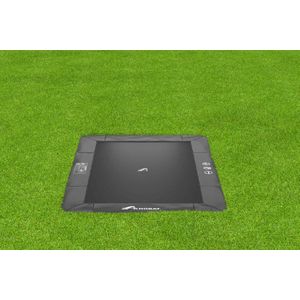 Akrobat Trampoline Primus Flat to the ground 430 x 305 cm - Antraciet