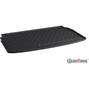 Gledring - Rubbasol - Kofferbakmat - Passend voor Volkswagen T-Cross 2019- - Lage Variabele Laadvloer