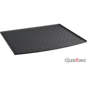 Rubber kofferbakmat | Seat | Ateca 16-20 5d suv. / Ateca 20- 5d suv. | hoge laadvloer | zwart | Gledring