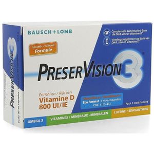 Preservision 3 vitamine D Capsules 60 stuks