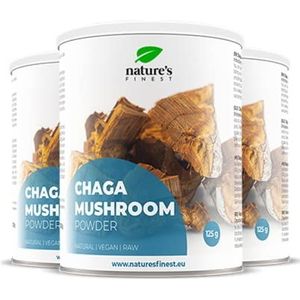 Nature's Finest Raw Chaga Poeder | 100% Pure Natuurlijke Chaga Paddestoel Poeder | Boost Immuniteit, Verminder Ontsteking | Antioxidant (3)