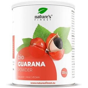 Nature's Finest Guarana Poeder Bio - natuurlijke energieboost - verhoogde immuniteit - ondersteuning gewichtsverlies - 100% puur en biologisch - zonder toegevoegde suikers - vegan - uit Brazilië