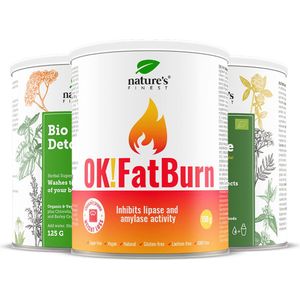Het beste uit de natuur OK! FatBurn + Lever + Detox | Verhoog de vetverbranding, ondersteun de levergezondheid en reinig uw lichaam met de premium formule | Natuurlijke ingrediënten