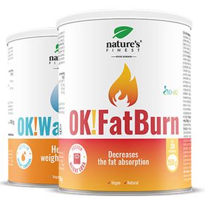 OK! FatBurn & WaterOut - Afslankmiddel - Citroen - 2x 500ml
