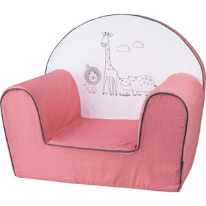 Bubaba By FreeON Kinderfauteuil - Peuterstoeltje - Kinderzetel Safari Roze