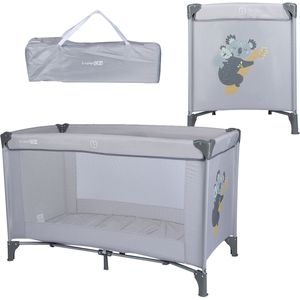 FreeON Campingbed - Reisbed - Koala & Hugs - Grijs