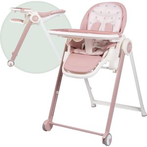 Freeon Kinderstoel Sven DeLuxe - Inklapbare Eetstoel Voor Kinderen - Dusty Pink