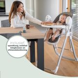 Freeon Kinderstoel & Babyswing in 1 - Oli - Eetstoel voor kinderen - Donkergrijs