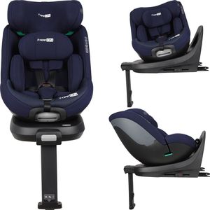 FreeON autostoel Lotus - i-Size - 360° draaibaar - Navy Blue - voor kinderen van 40 - 125cm