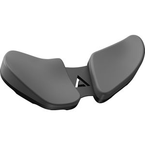 DELTAHUB - Carpio 2.0 - Ergonomische Polsondersteuning - Linkshandig - Grijs - Silicoon, PTFE Voet