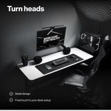 DELTAHUB Carpio 2.0 - Linkshandige, werkelijk ergonomische polssteun voor muis, ondersteuning voor carpaal tunnels, pijnverlichting, anti-vermoeidheid, gemakkelijk glijden, slank, kantoorcomputer,