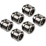 EK Water Blocks EK-Quantum Torque HDC 12 - 6er-Pack, zilver