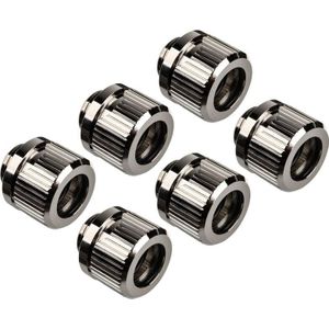 EK Water Blocks EK-Quantum Torque HDC 12 - 6er-Pack, zilver