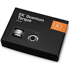 EK Water Blocks Compatibel met EK-Quantum Torque HTC 16-6er-Pack, Satijn Titanium