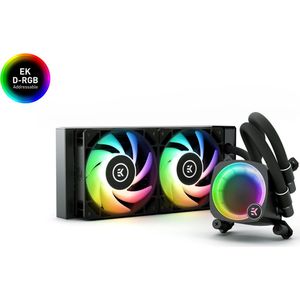 EKWB - EK-Nucleus AIO CR240 Lux D-RGB - Waterkoeling - Zwart - Aluminium