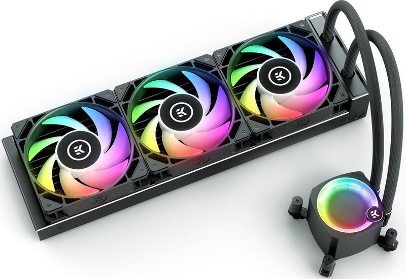 EKWB - EK-Nucleus AIO CR360 Lux D-RGB - Waterkoeling - Zwart - 360 mm Radiator