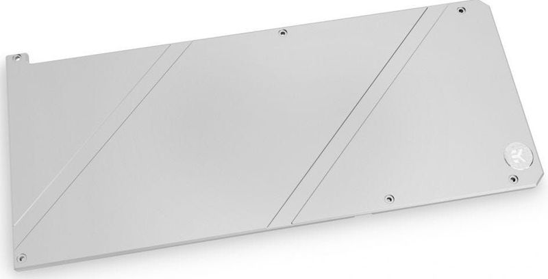 EKWB - Quantum Vector FTW3 RTX 3070 Ti Achterplaat - Nikkel - Verchroomd Aluminium