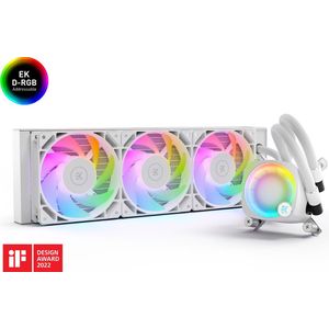 EKWB EK-Nucleus AIO CR360 Lux D-RGB Complete Waterkoeler - Wit, CPU waterkoelers, Wit