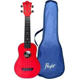 Flight ALMTUS35RD TUS35 ABS Travel Ukulele - Rood