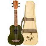 Flight Gemstone Series NUS380 Jade sopraan ukelele met gigbag